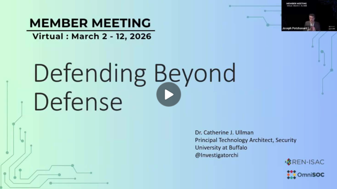 Snapshot of the Defending Beyond Defense video